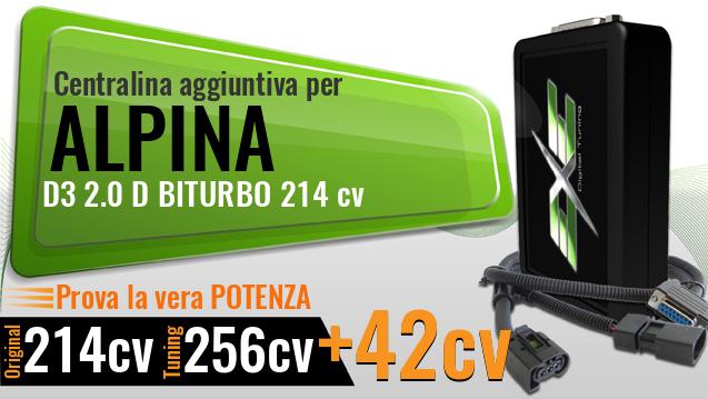 Centralina aggiuntiva Alpina D3 2.0 D BITURBO 214 cv