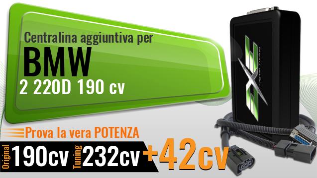 Centralina aggiuntiva Bmw 2 220D 190 cv