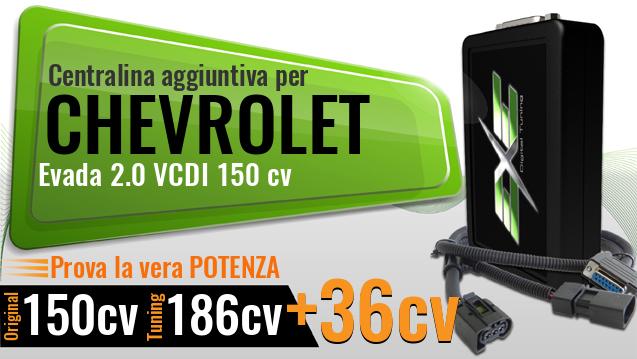 Centralina aggiuntiva Chevrolet Evada 2.0 VCDI 150 cv