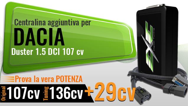 Centralina aggiuntiva Dacia Duster 1.5 DCI 107 cv