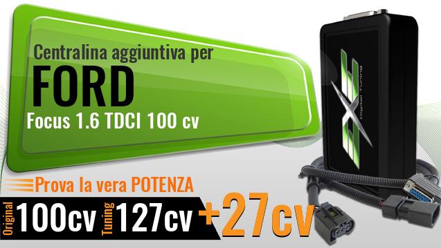 Centralina aggiuntiva Ford Focus 1.6 TDCI 100 cv Centralina aggiuntiva Ford Focus 1.6 TDCI 100 cv