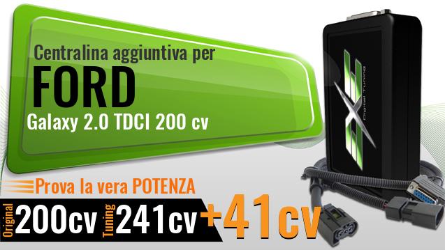Centralina aggiuntiva Ford Galaxy 2.0 TDCI 200 cv Centralina aggiuntiva Ford Galaxy 2.0 TDCI 200 cv