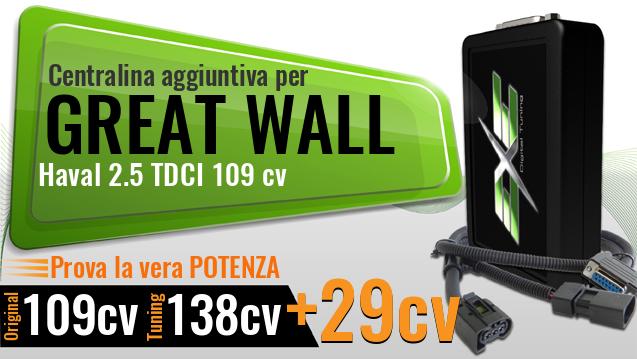 Centralina aggiuntiva Great Wall Haval 2.5 TDCI 109 cv