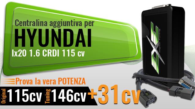Centralina aggiuntiva Hyundai Ix20 1.6 CRDI 115 cv