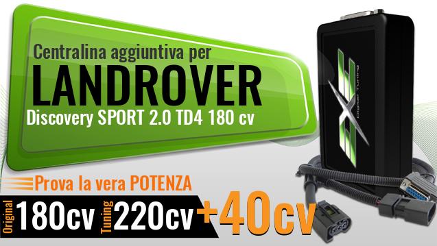 Centralina aggiuntiva Landrover Discovery SPORT 2.0 TD4 180 cv Centralina aggiuntiva Landrover Discovery SPORT 2.0 TD4 180 cv
