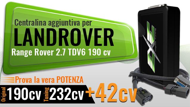 Centralina aggiuntiva Landrover Range Rover 2.7 TDV6 190 cv