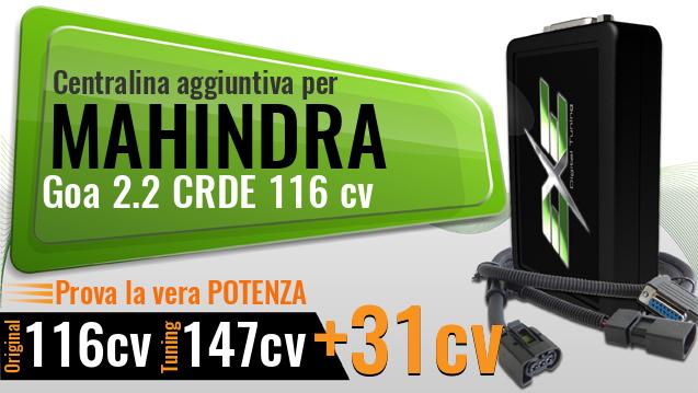 Centralina aggiuntiva Mahindra Goa 2.2 CRDE 116 cv