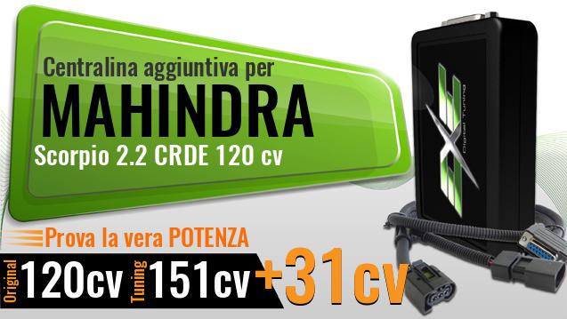 Centralina aggiuntiva Mahindra Scorpio 2.2 CRDE 120 cv