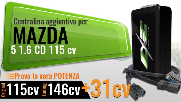 Centralina aggiuntiva Mazda 5 1.6 CD 115 cv