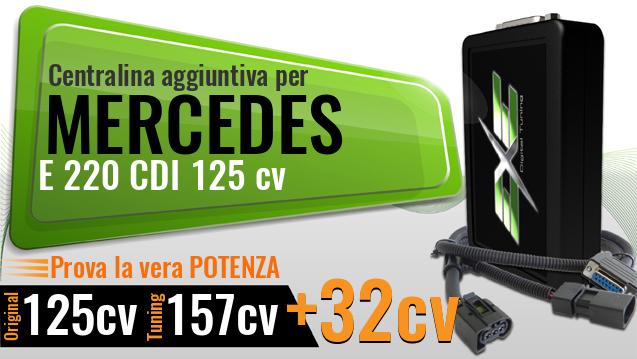 Centralina aggiuntiva Mercedes E 220 CDI 125 cv