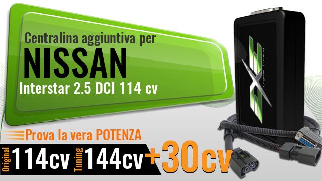 Centralina aggiuntiva Nissan Interstar 2.5 DCI 114 cv