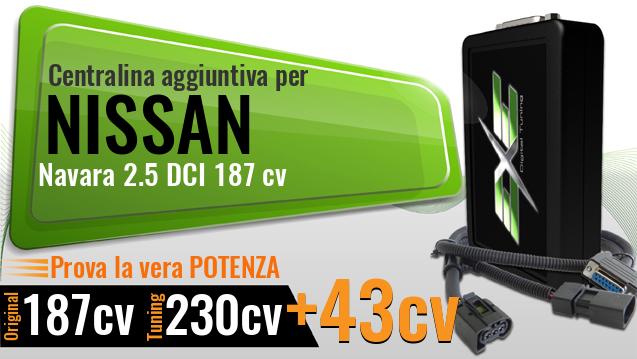 Centralina aggiuntiva Nissan Navara 2.5 DCI 187 cv Centralina aggiuntiva Nissan Navara 2.5 DCI 187 cv