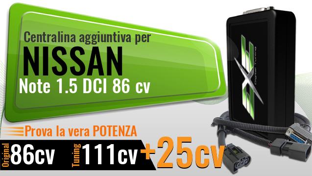 Centralina aggiuntiva Nissan Note 1.5 DCI 86 cv