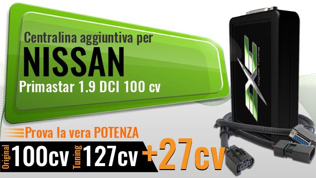 Centralina aggiuntiva Nissan Primastar 1.9 DCI 100 cv