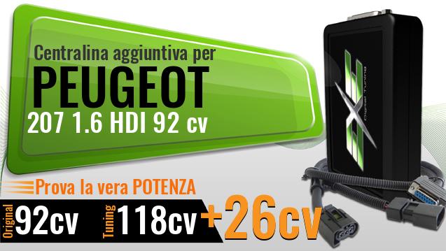 Centralina aggiuntiva Peugeot 207 1.6 HDI 92 cv