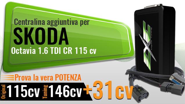 Centralina aggiuntiva Skoda Octavia 1.6 TDI CR 115 cv