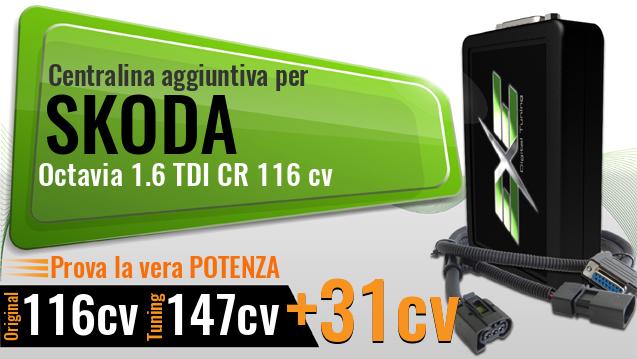 Centralina aggiuntiva Skoda Octavia 1.6 TDI CR 116 cv