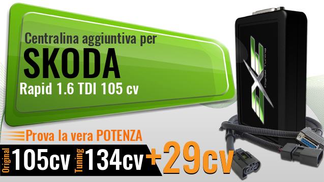 Centralina aggiuntiva Skoda Rapid 1.6 TDI 105 cv