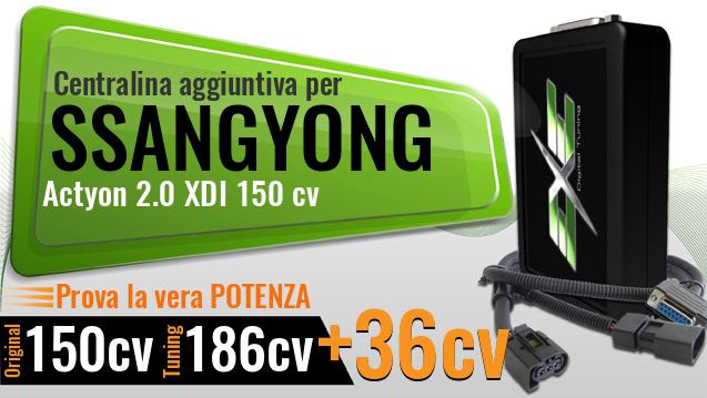 Centralina aggiuntiva Ssangyong Actyon 2.0 XDI 150 cv