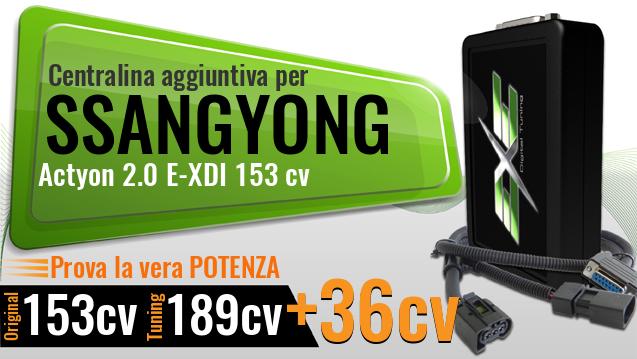 Centralina aggiuntiva Ssangyong Actyon 2.0 E-XDI 153 cv