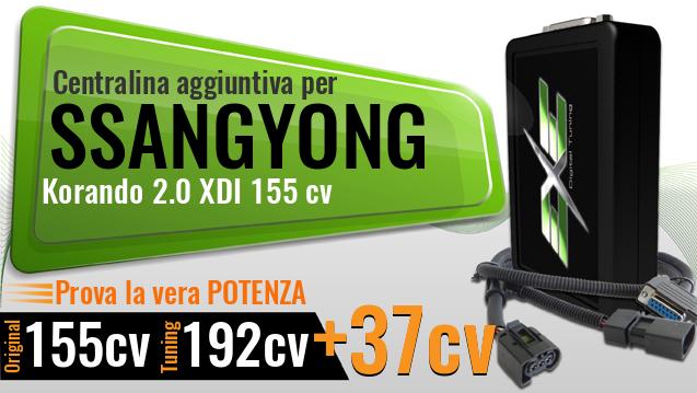Centralina aggiuntiva Ssangyong Korando 2.0 XDI 155 cv