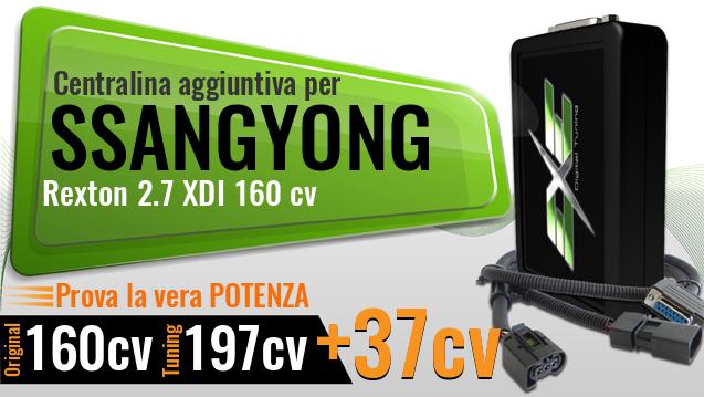 Centralina aggiuntiva Ssangyong Rexton 2.7 XDI 160 cv