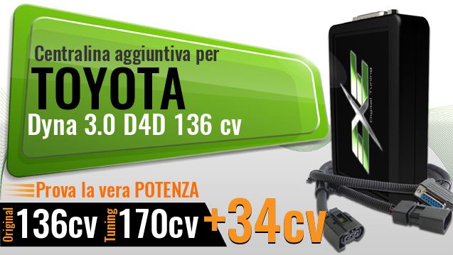 Centralina aggiuntiva Toyota Dyna 3.0 D4D 136 cv