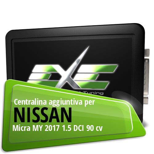 Centralina aggiuntiva Nissan Micra MY 2017 1.5 DCI 90 cv
