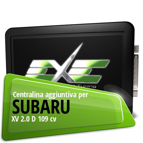 Centralina aggiuntiva Subaru XV 2.0 D 109 cv Centralina aggiuntiva Subaru XV 2.0 D 109 cv